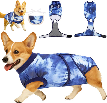 Surgery Recovery Suit for Female Male Dog, Soft Onesie After Spay Neuter, S