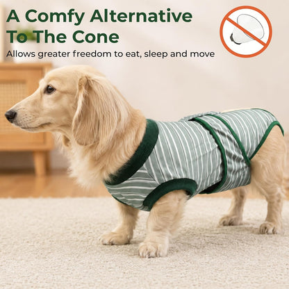 Surgery Recovery Suit for Female Male Dog, Soft Onesie After Spay Neuter, S