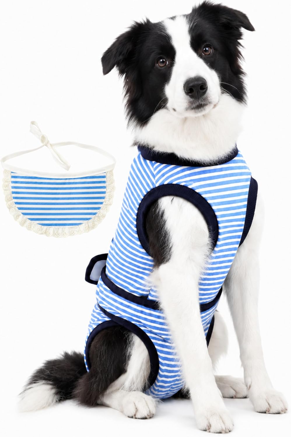 Surgery Recovery Suit for Female Male Dog, Soft Onesie After Spay Neuter, S