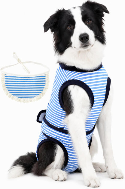 Surgery Recovery Suit for Female Male Dog, Soft Onesie After Spay Neuter, S