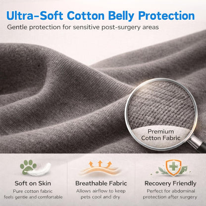 Surgery Recovery Suit for Female Male Dog, Soft Onesie After Spay Neuter, S
