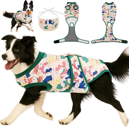 Surgery Recovery Suit for Female Male Dog, Soft Onesie After Spay Neuter, S