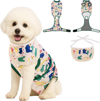 Surgery Recovery Suit for Female Male Dog, Soft Onesie After Spay Neuter, S
