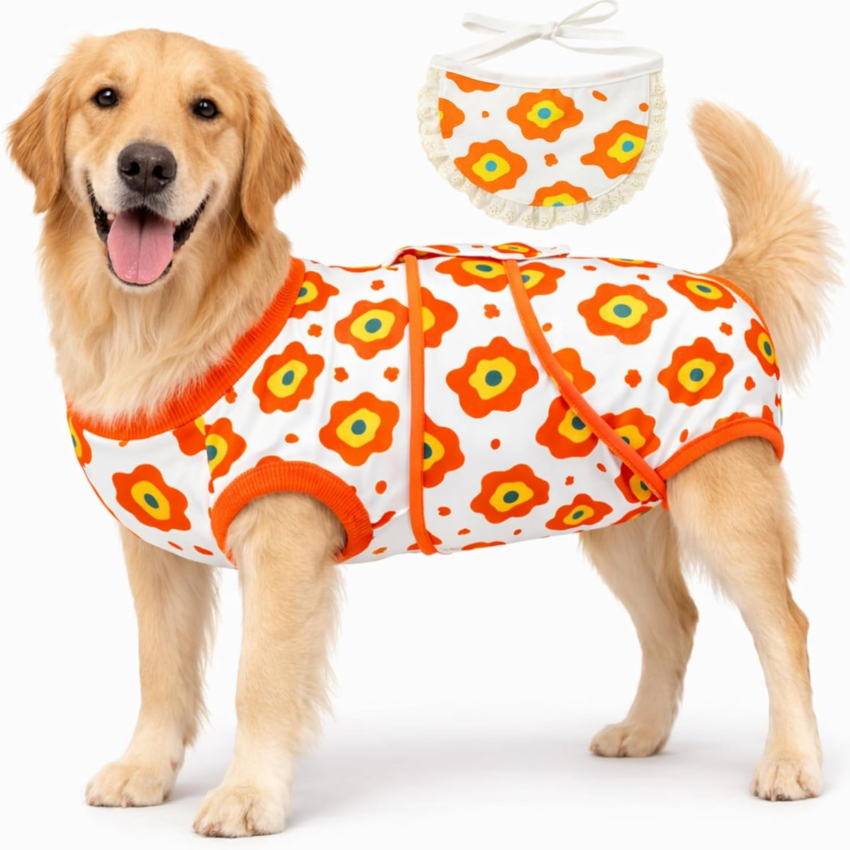 Surgery Recovery Suit for Female Male Dog, Soft Onesie After Spay Neuter, S