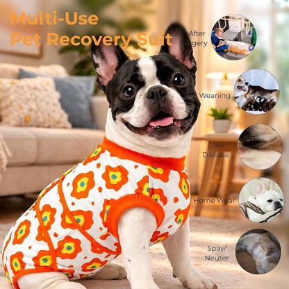Surgery Recovery Suit for Female Male Dog, Soft Onesie After Spay Neuter, S