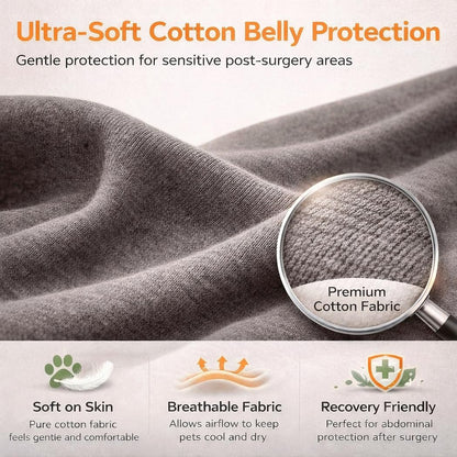 Surgery Recovery Suit for Female Male Dog, Soft Onesie After Spay Neuter, S