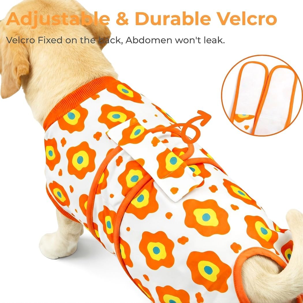 Surgery Recovery Suit for Female Male Dog, Soft Onesie After Spay Neuter, S