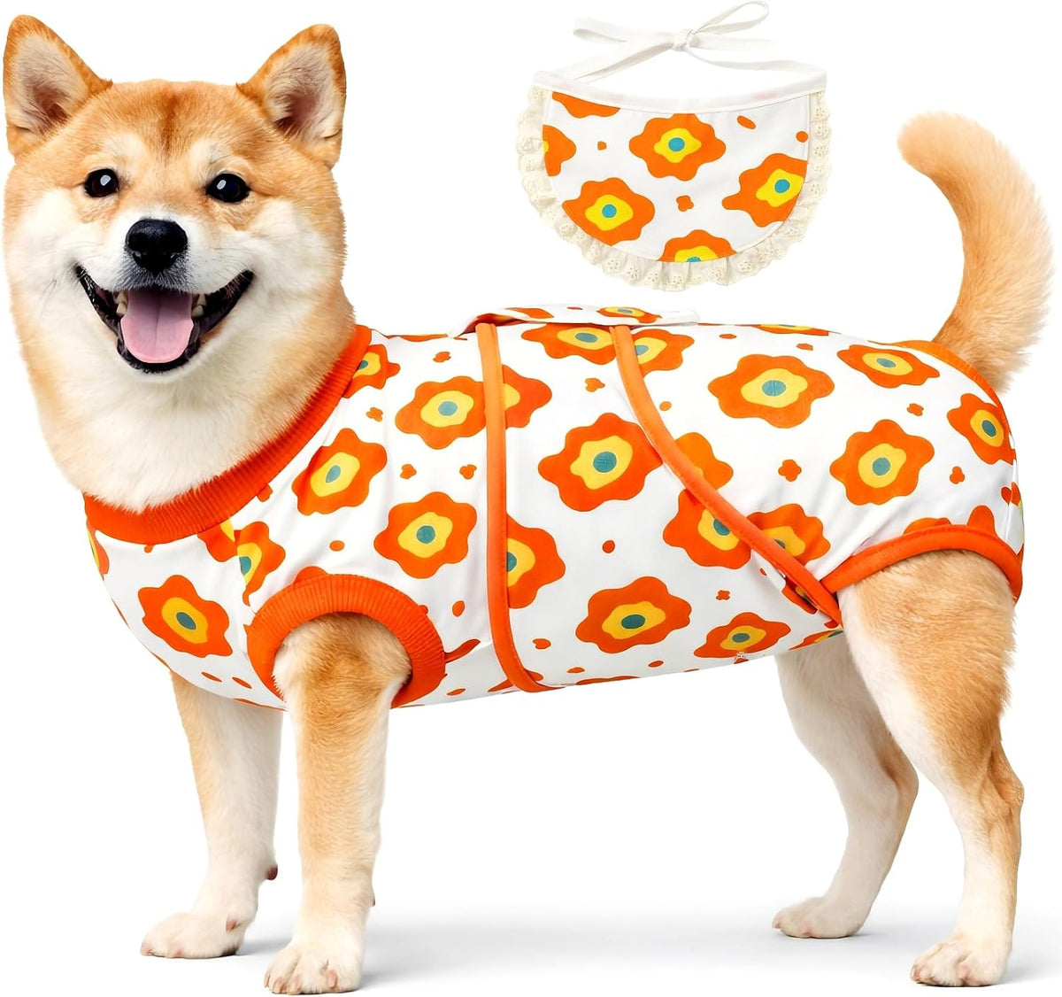 Surgery Recovery Suit for Female Male Dog, Soft Onesie After Spay Neuter, S