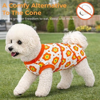 Surgery Recovery Suit for Female Male Dog, Soft Onesie After Spay Neuter, S