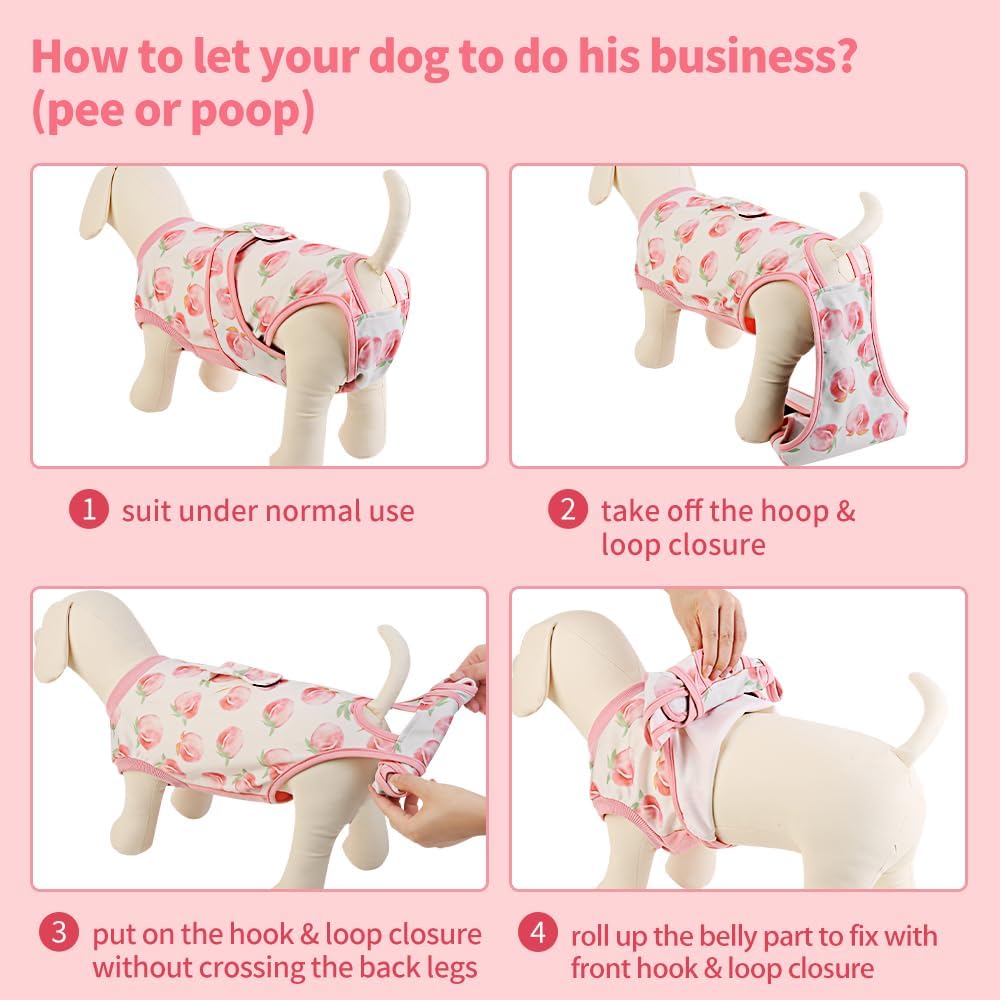 Surgery Recovery Suit for Female Male Dog, Soft Onesie After Spay Neuter, S