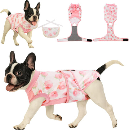 Surgery Recovery Suit for Female Male Dog, Soft Onesie After Spay Neuter, S