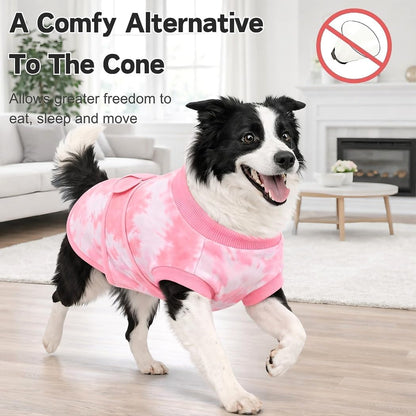 Surgery Recovery Suit for Female Male Dog, Soft Onesie After Spay Neuter, S