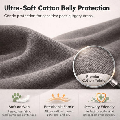 Surgery Recovery Suit for Female Male Dog, Soft Onesie After Spay Neuter, S