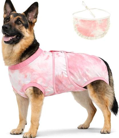 Surgery Recovery Suit for Female Male Dog, Soft Onesie After Spay Neuter, S
