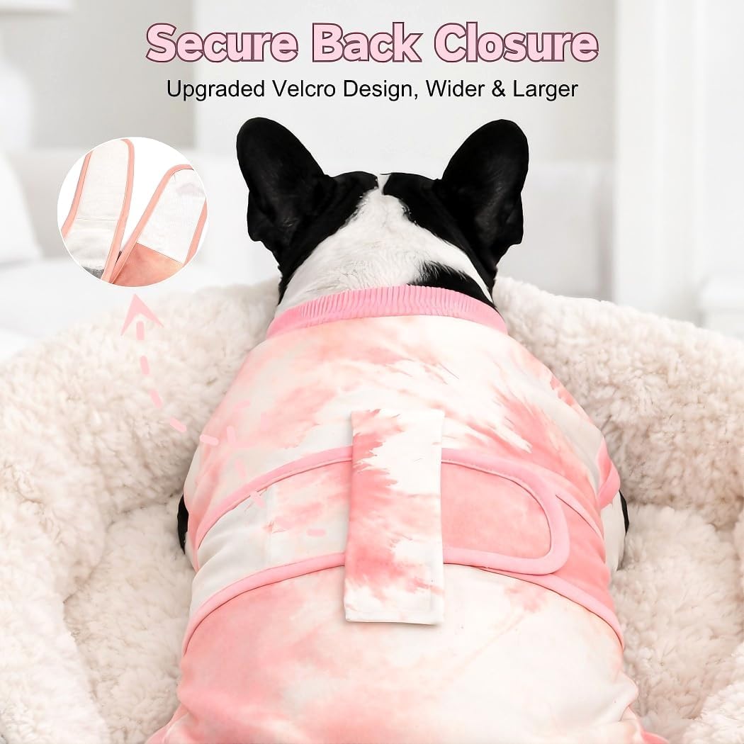Surgery Recovery Suit for Female Male Dog, Soft Onesie After Spay Neuter, S