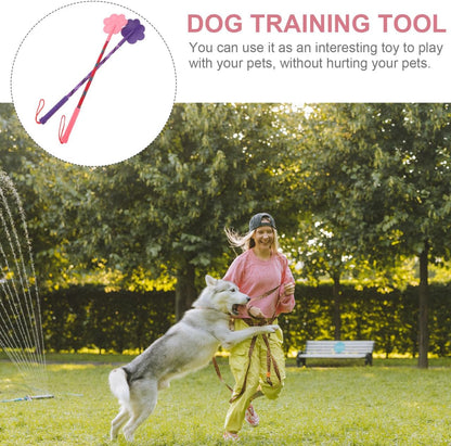 Dog Training Paw Shape Training Stick Tool for Puppy Exercise Flexible Pet for Obedience Bad Behavior Correction Interactive Indoor Outdoor Play 2 pcs