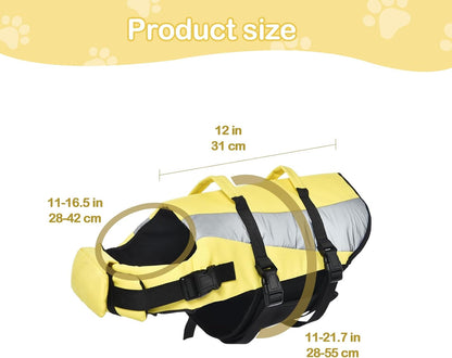 Dog Life Jacket，Dog Life Vest,Reflective Safety Vest