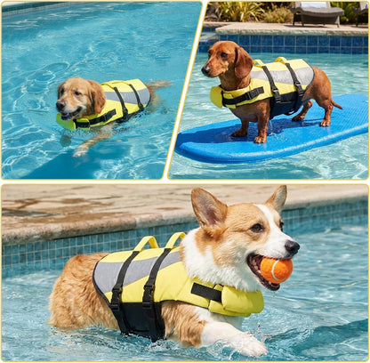 Dog Life Jacket，Dog Life Vest,Reflective Safety Vest
