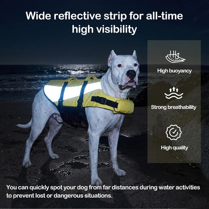Dog Life Jacket，Dog Life Vest,Reflective Safety Vest