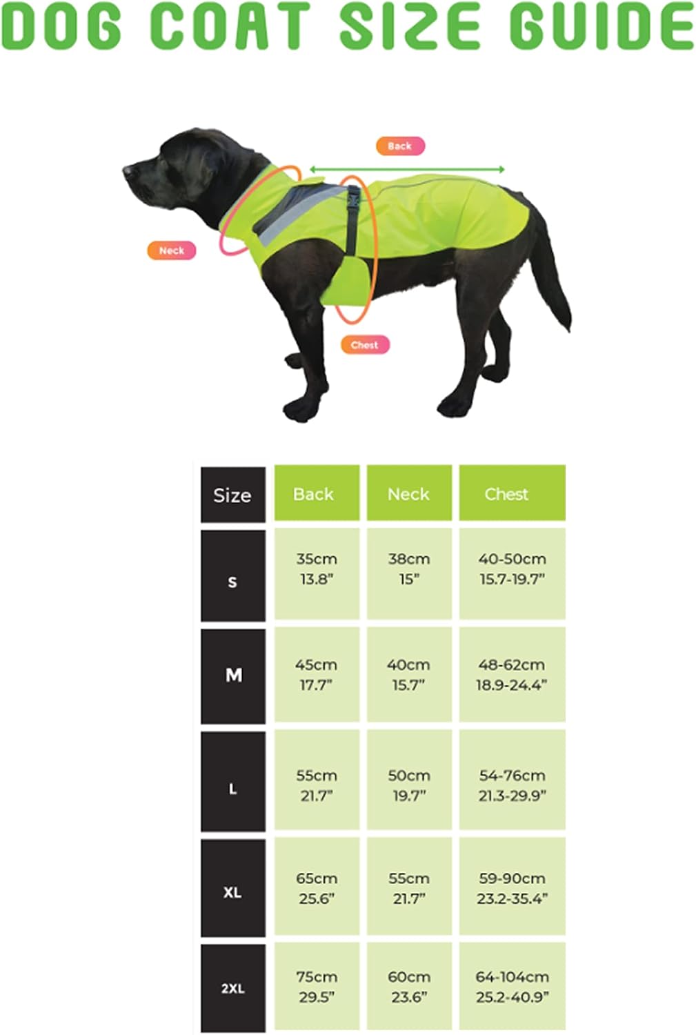 Waterproof Dog Rain Coat, Reflective Safety Strips & Leash Hole – Lightweight Adjustable Jacket for Medium Breeds - L, Yellow
