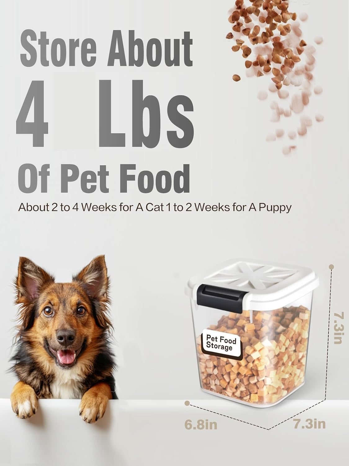 Dog Food Storage Container 10 Lbs