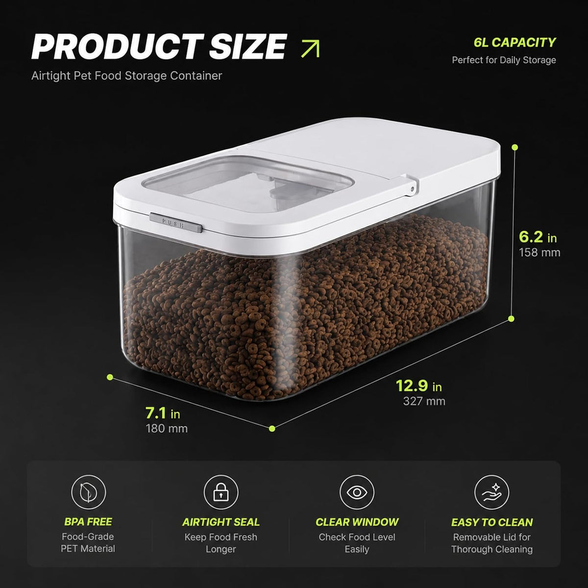 Dog Food Storage Container 10 Lbs