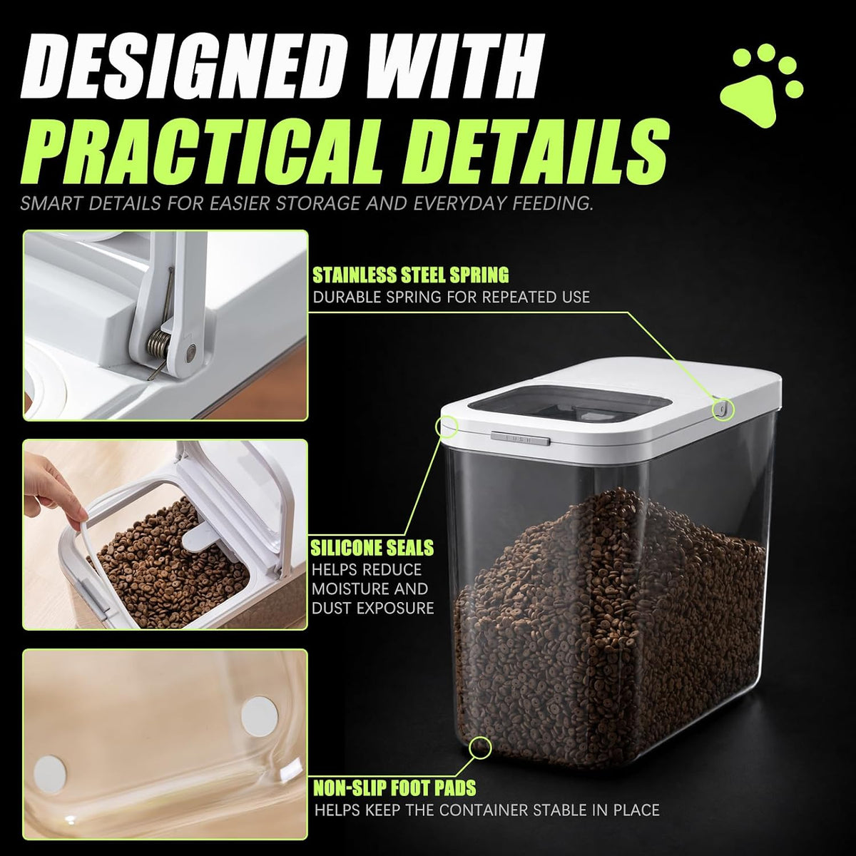 Dog Food Storage Container 10 Lbs