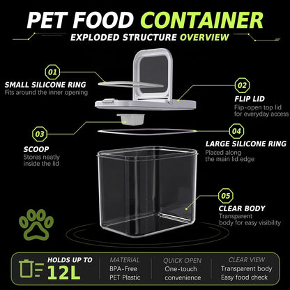 Dog Food Storage Container 10 Lbs