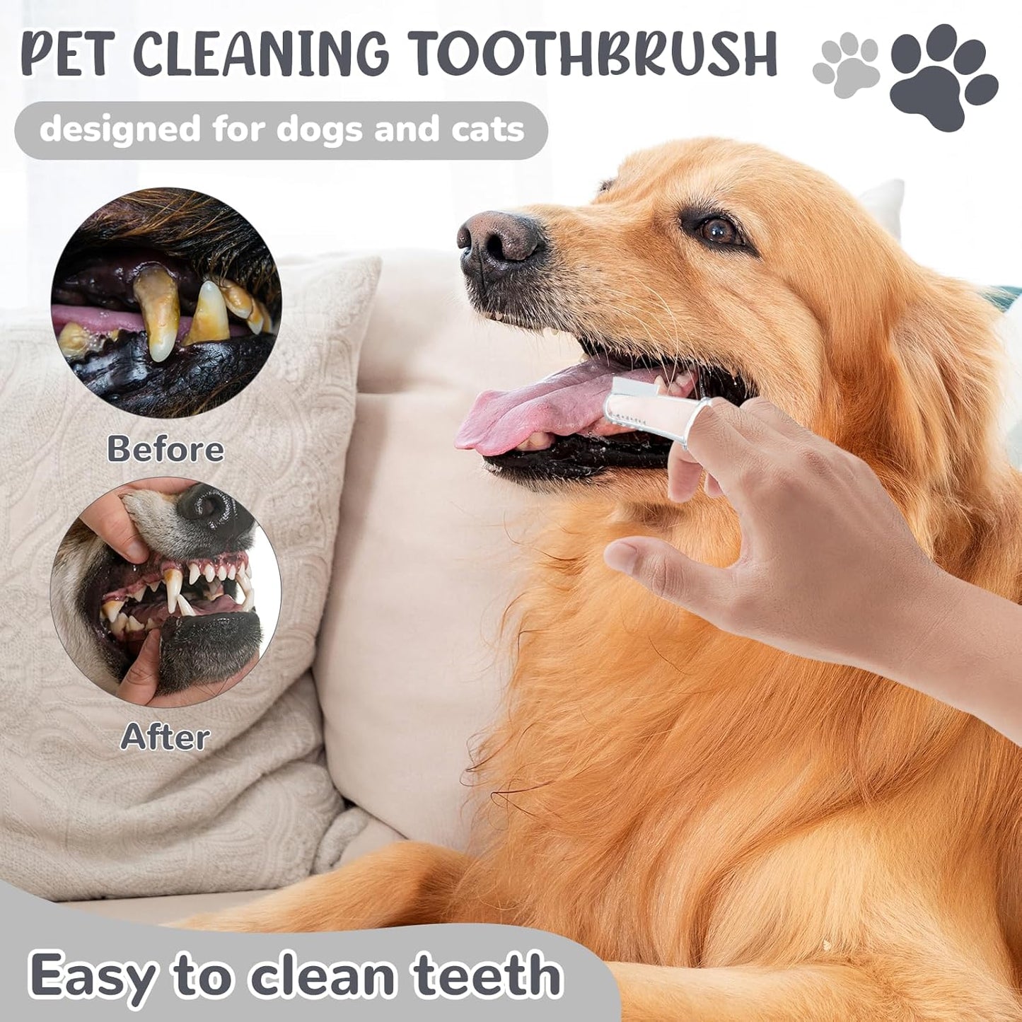 Dog Brush & Grooming Kit – 9-Piece Pet Brush & Deshedding Set for Shedding, Bathing, Trimming & Nail Care | Grooming Tools for Dogs & Cats, Includes Comb, Nail Clipper, Scissors, Slicker Brush (Gray)