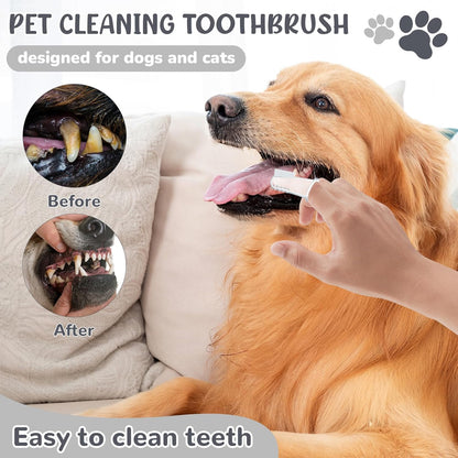 Dog Brush & Grooming Kit – 9-Piece Pet Brush & Deshedding Set for Shedding, Bathing, Trimming & Nail Care | Grooming Tools for Dogs & Cats, Includes Comb, Nail Clipper, Scissors, Slicker Brush (Gray)