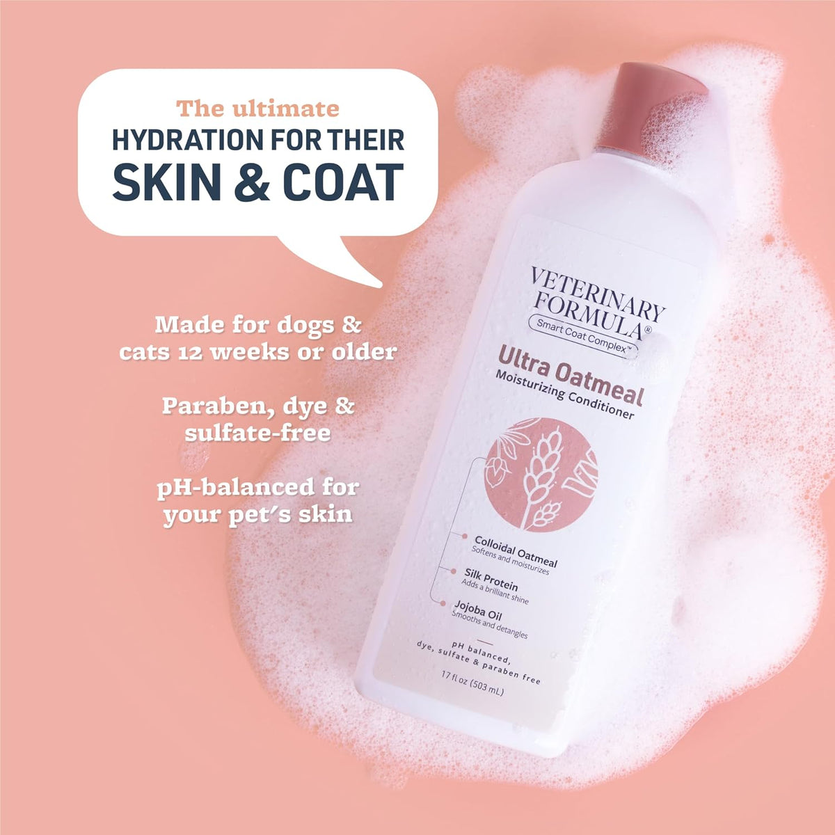 Ultra Oatmeal Shampoo + Conditioner Bundle, 17 oz Each