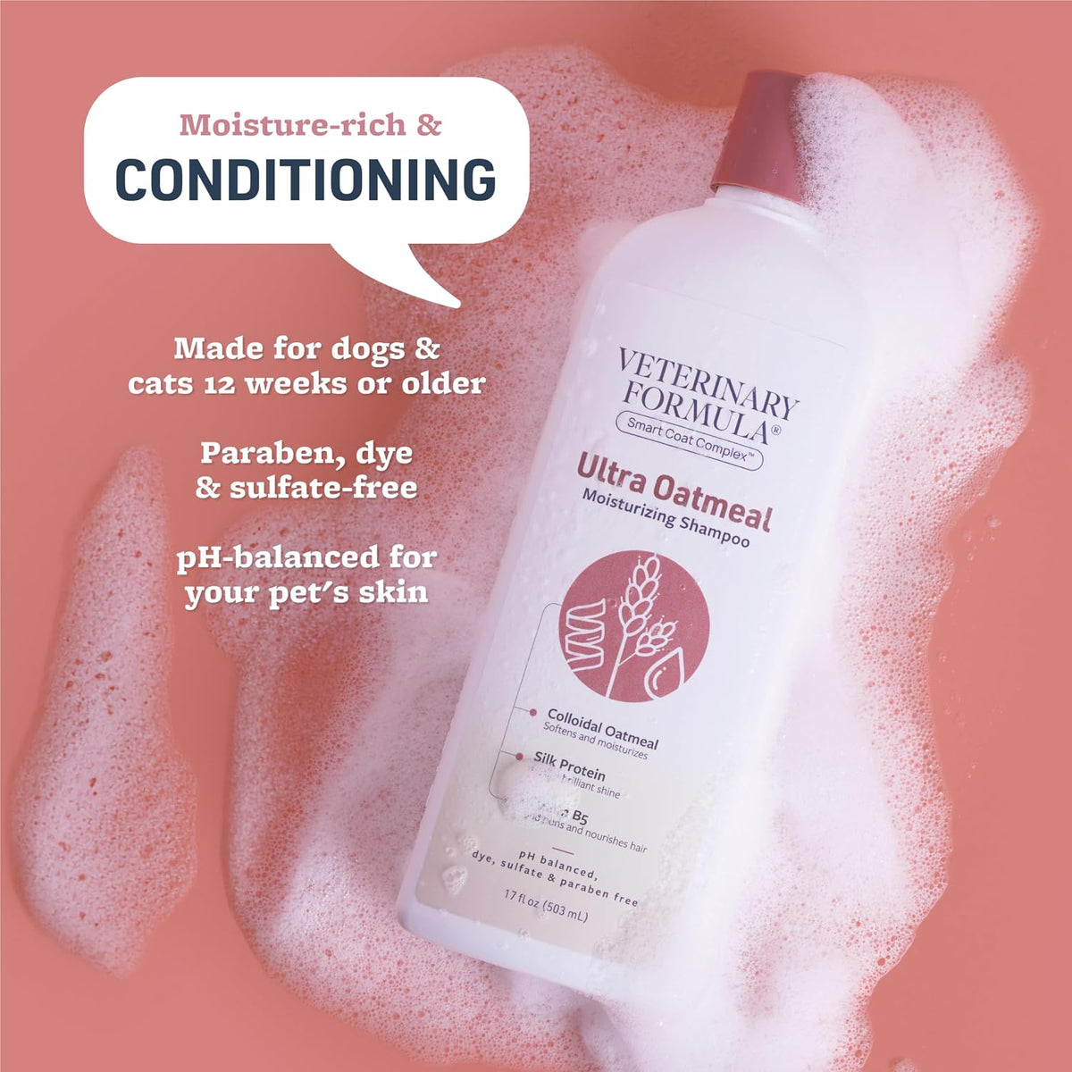 Ultra Oatmeal Shampoo + Conditioner Bundle, 17 oz Each