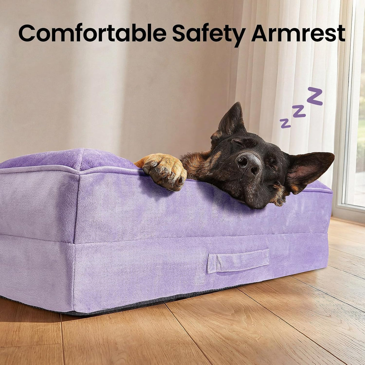 Orthopedic Extra Large Dog Bed Couch, Memory Foam, 44-inch (Gray)