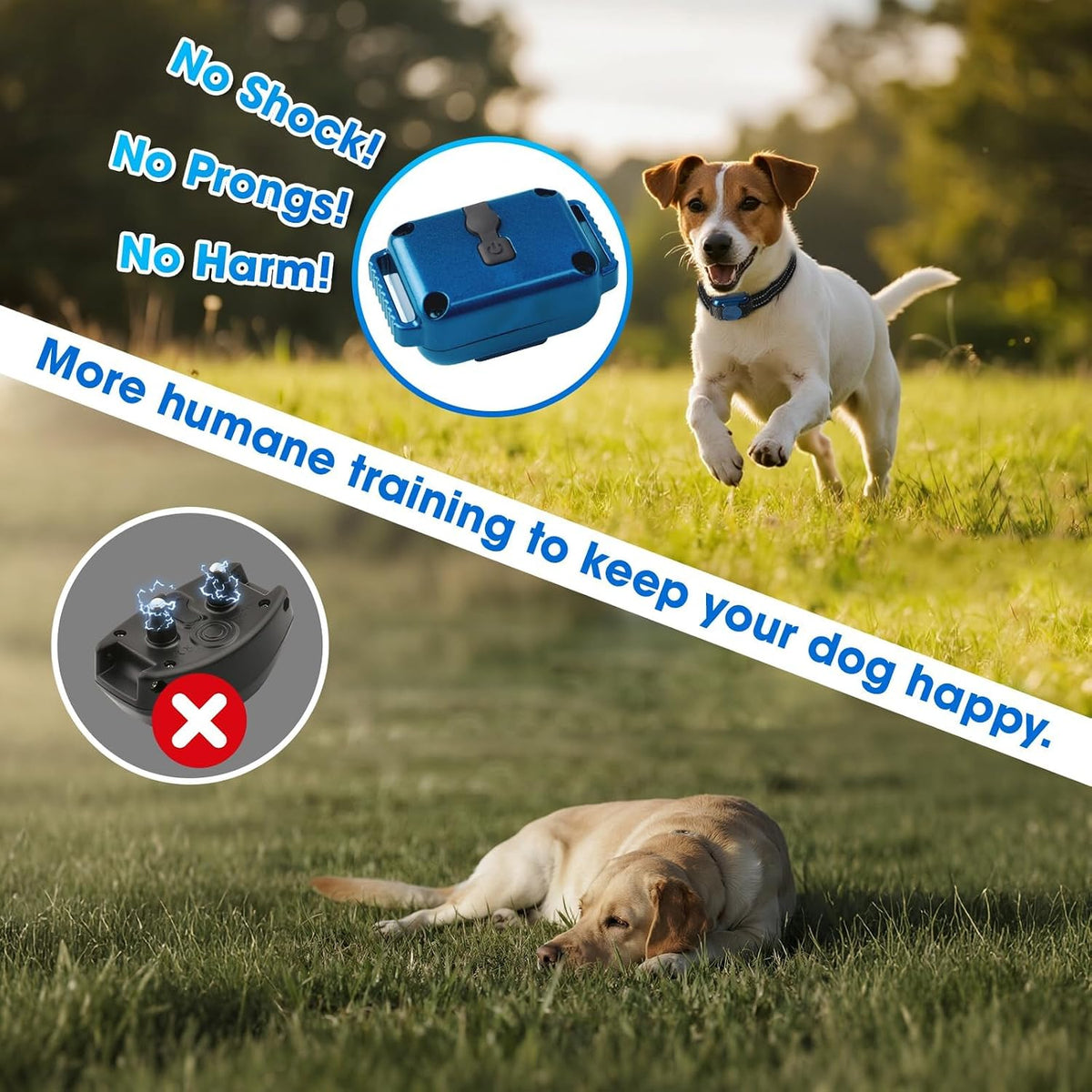 Lightest No Shock Dog Training Collar with 2000ft Remote,Tiniest Vibrating Dog Collar,Vibration Collar for Small Dogs 5-15lbs & Medium Large Dogs, Safe Lock, Beep, Vibrate, No Prongs, Waterproof,Pink