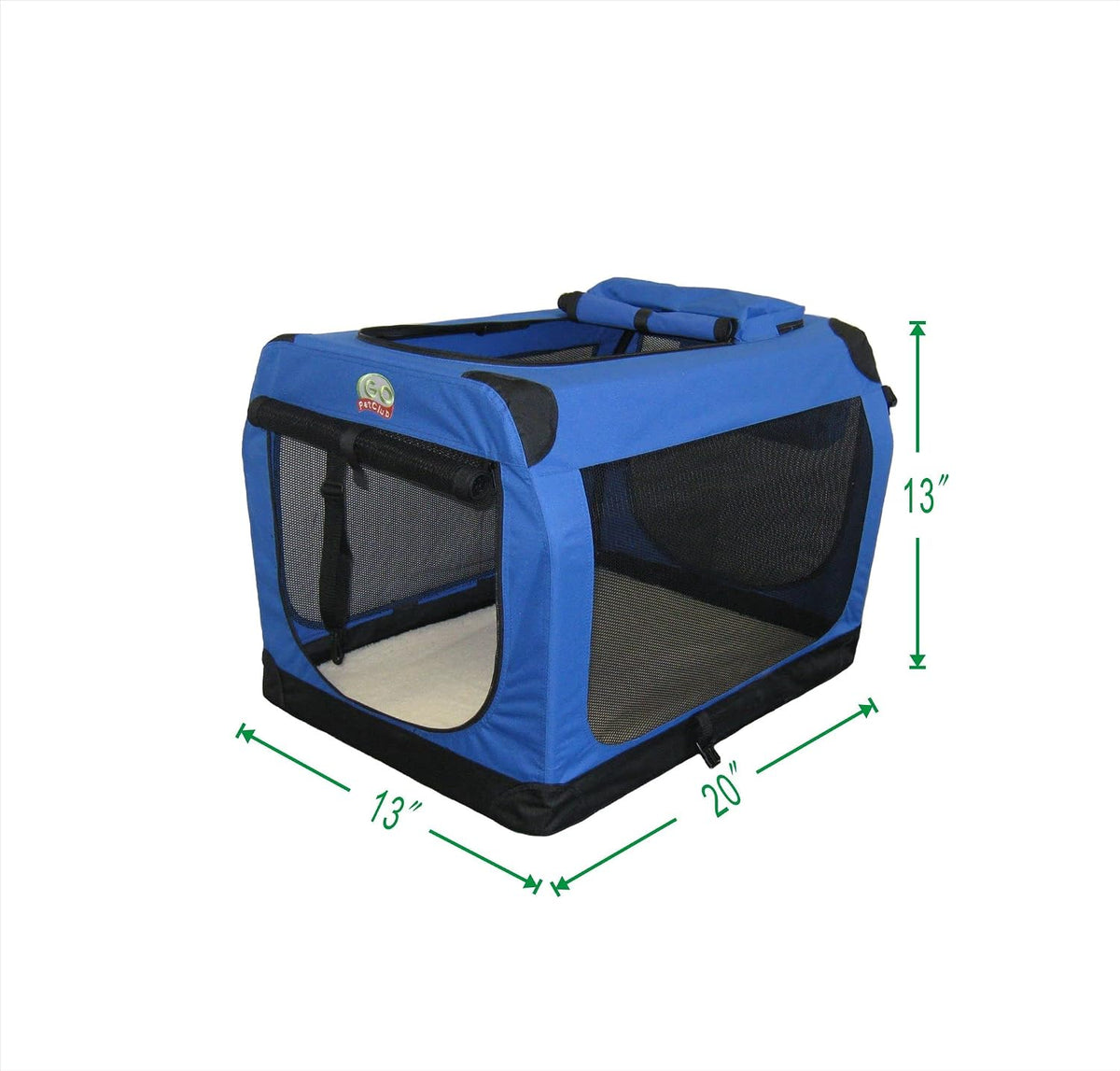 32" Soft Collapsible Dog Crate, Portable Pet Carrier, Thick Padded Pet Travel Crate for Indoor & Outdoor, Foldable Kennel Cage with Durable Mesh Windows, Brown