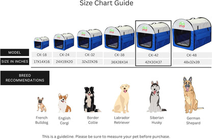 32" Soft Collapsible Dog Crate, Portable Pet Carrier, Thick Padded Pet Travel Crate for Indoor & Outdoor, Foldable Kennel Cage with Durable Mesh Windows, Brown