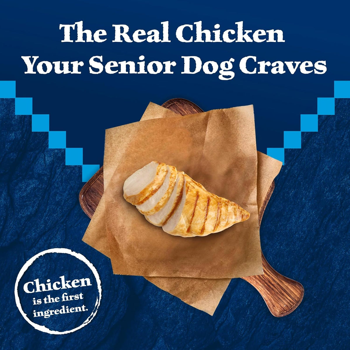 Blue Buffalo Wilderness Chicken & Wholesome Grains Senior Dog Food, 4.5 lb