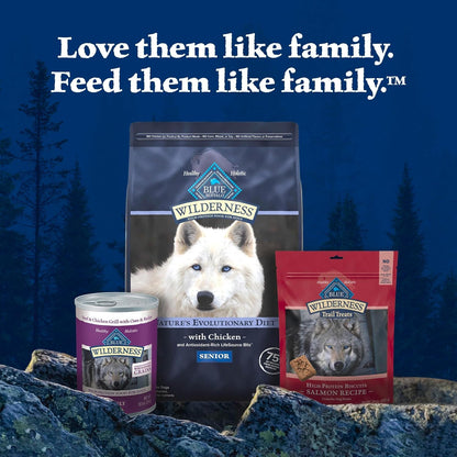 Blue Buffalo Wilderness Chicken & Wholesome Grains Senior Dog Food, 4.5 lb