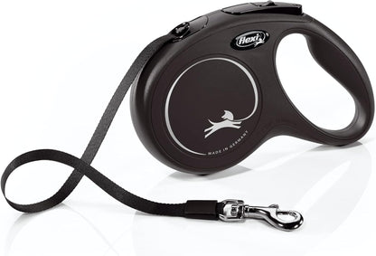 ® Classic Tape Retractable Dog Leash, Large, 26 ft - Black