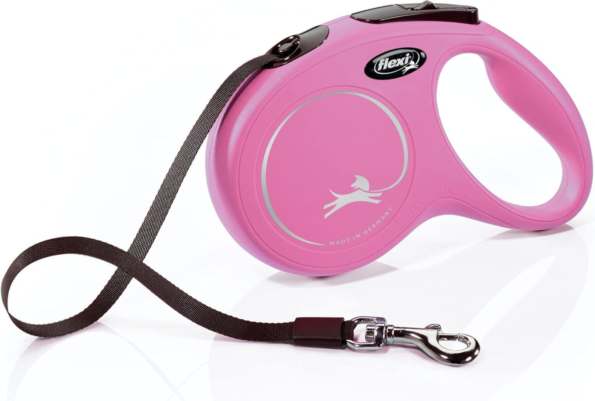 ® Classic Tape Retractable Dog Leash, Large, 26 ft - Black