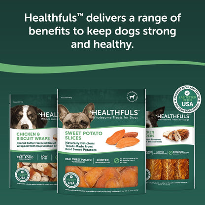 Real Dried Sweet Potato Slices, Grain Free Dog Treats, 16 oz
