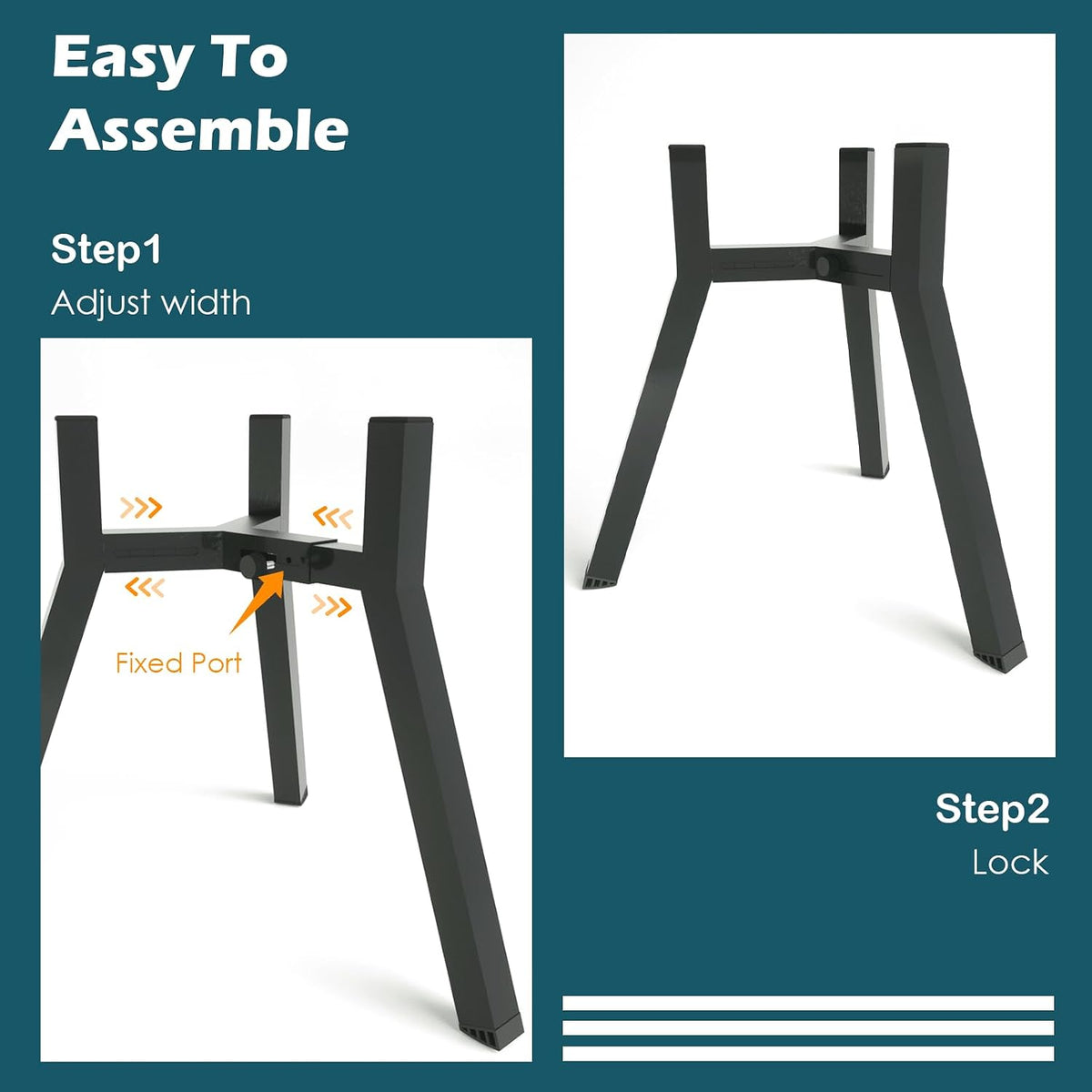 Adjustable Dog Bowl Stand, Tall Elevated Feeder for 7-10.6" Bowls, Metal Single Raised Holder, 11" Tall (Bowl Not Included)
