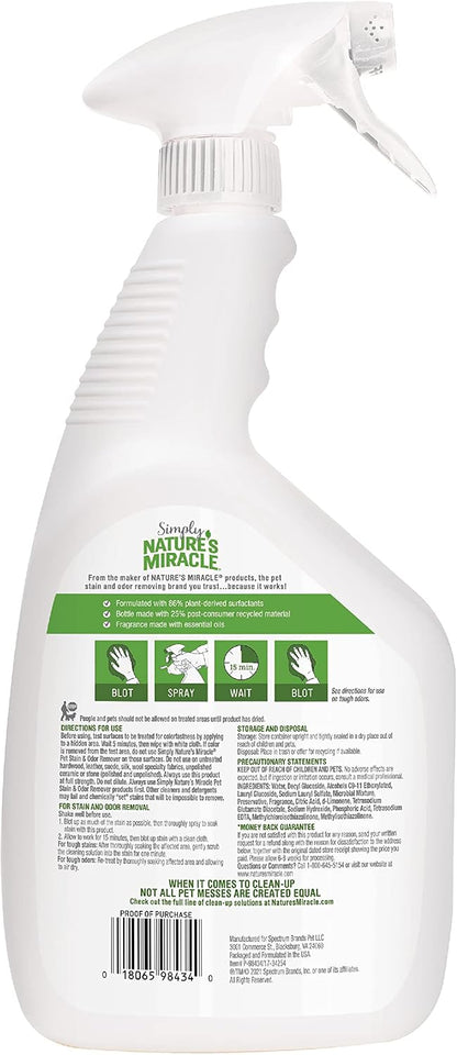 Simply Pet Stain and Odor Remover, 32 oz