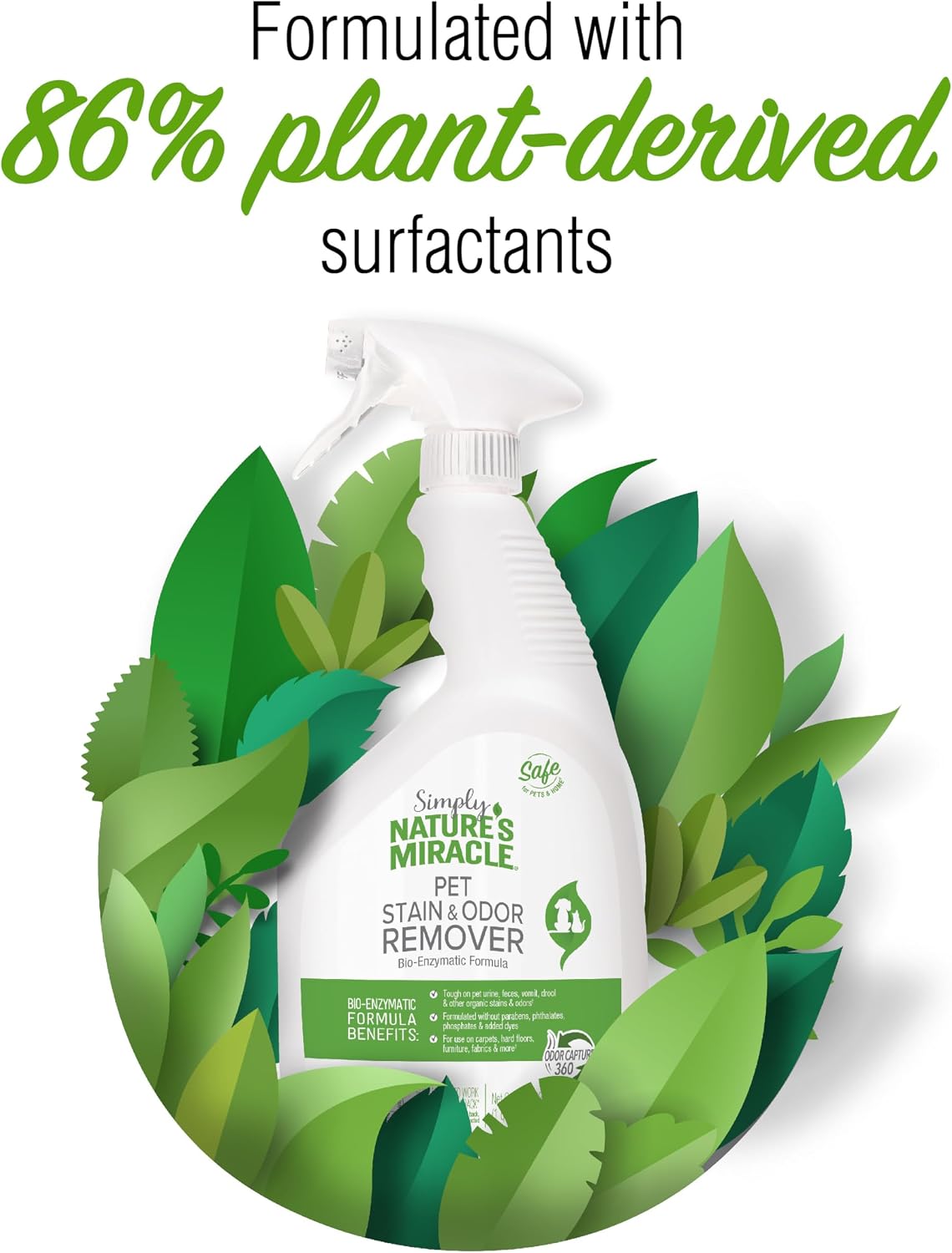 Simply Pet Stain and Odor Remover, 32 oz