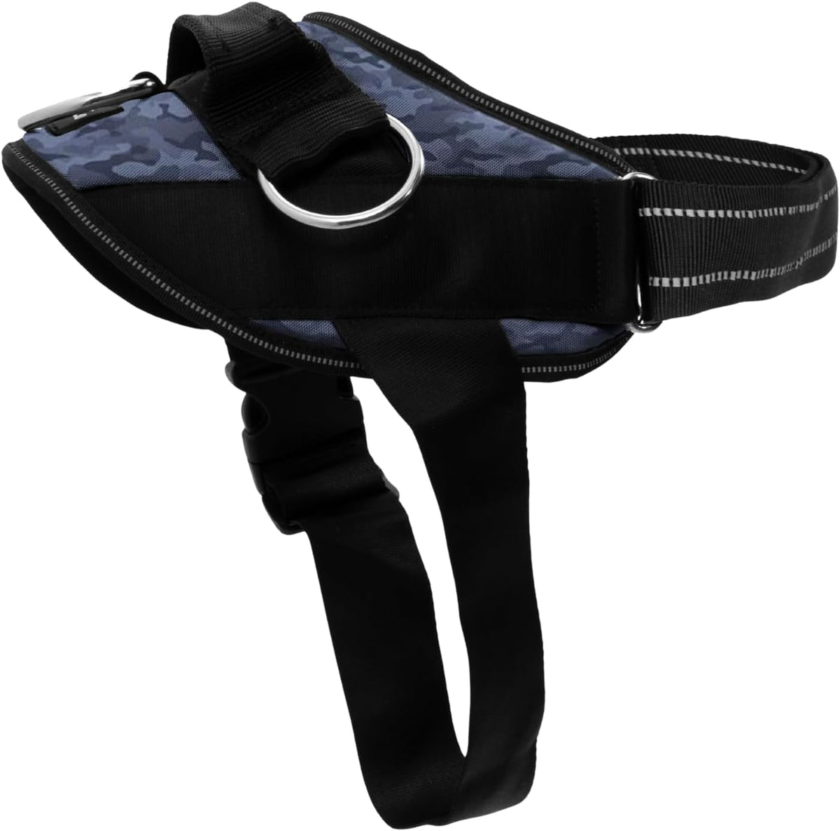 Essential Dog Harness, No-Pull Pet Vest (Oceanic Blue,S) | 3 Leash Clips, Easy On, No-Choke, Reflective, Adjustable Fit, Padded Comfort, Control Handle, For Small, Medium & Large Dogs