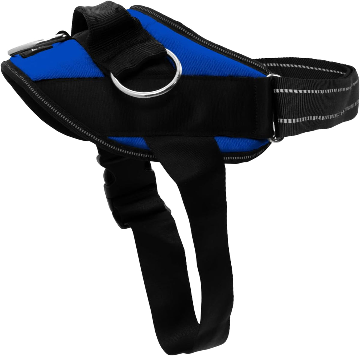 Essential Dog Harness, No-Pull Pet Vest (Oceanic Blue,S) | 3 Leash Clips, Easy On, No-Choke, Reflective, Adjustable Fit, Padded Comfort, Control Handle, For Small, Medium & Large Dogs