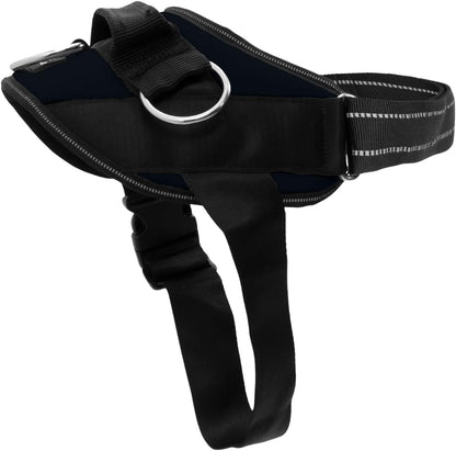 Essential Dog Harness, No-Pull Pet Vest (Oceanic Blue,S) | 3 Leash Clips, Easy On, No-Choke, Reflective, Adjustable Fit, Padded Comfort, Control Handle, For Small, Medium & Large Dogs