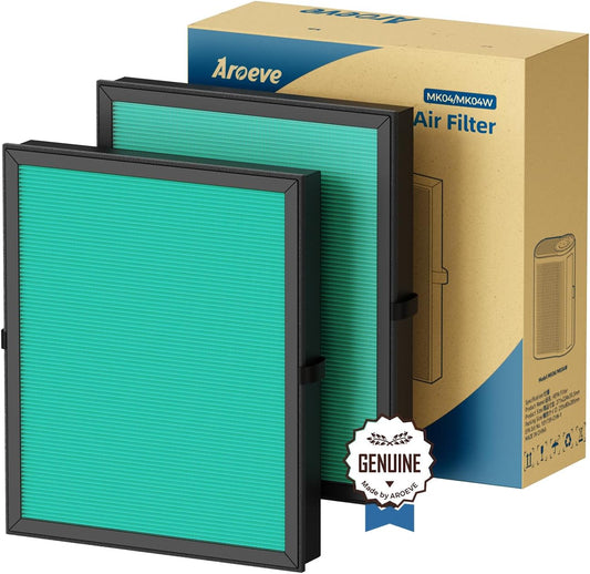MK04 & AP04 Air Filter Replacement-Pet Dander Version(2 Pack)