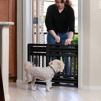 Pet Gate, Adjustable Width, Gray