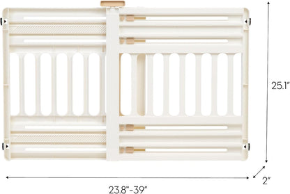 Pet Gate, Adjustable Width, Gray